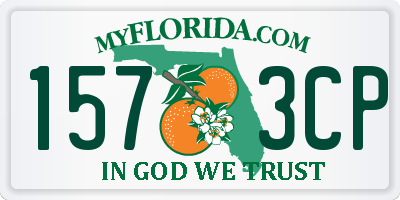 FL license plate 1573CP