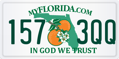FL license plate 1573QQ