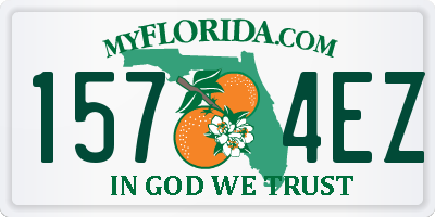 FL license plate 1574EZ