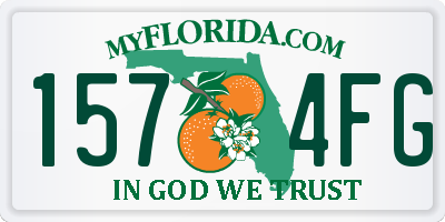 FL license plate 1574FG