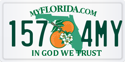 FL license plate 1574MY