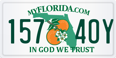 FL license plate 1574OY
