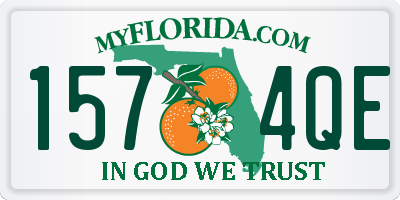 FL license plate 1574QE