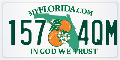 FL license plate 1574QM