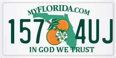 FL license plate 1574UJ