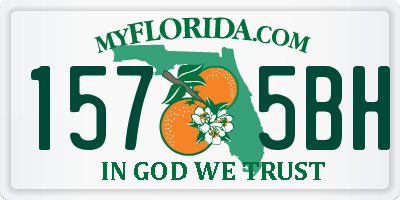 FL license plate 1575BH
