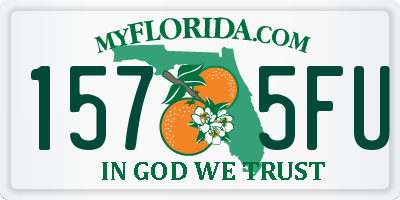 FL license plate 1575FU