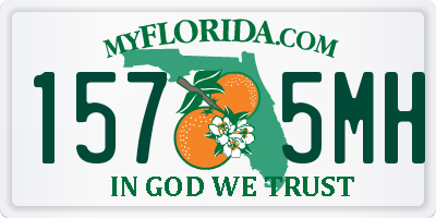 FL license plate 1575MH