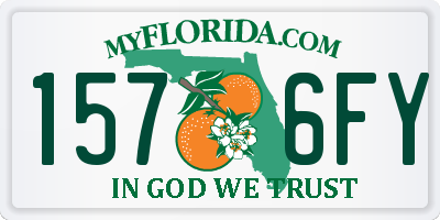 FL license plate 1576FY