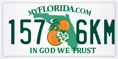 FL license plate 1576KM