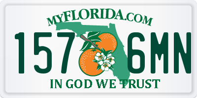 FL license plate 1576MN