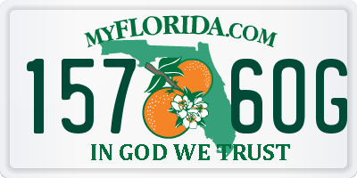 FL license plate 1576OG
