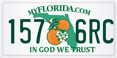 FL license plate 1576RC