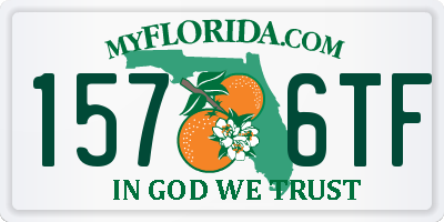 FL license plate 1576TF