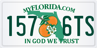 FL license plate 1576TS