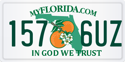 FL license plate 1576UZ