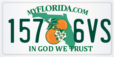 FL license plate 1576VS