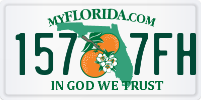 FL license plate 1577FH