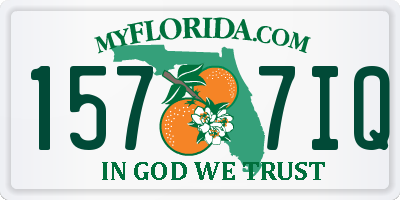 FL license plate 1577IQ