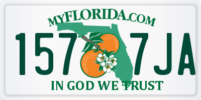 FL license plate 1577JA