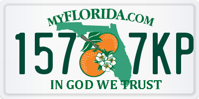 FL license plate 1577KP