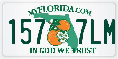 FL license plate 1577LM