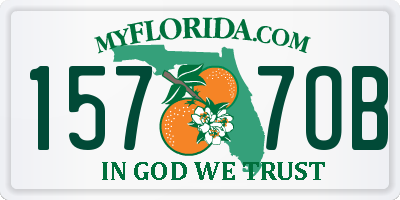 FL license plate 1577OB