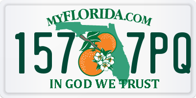 FL license plate 1577PQ