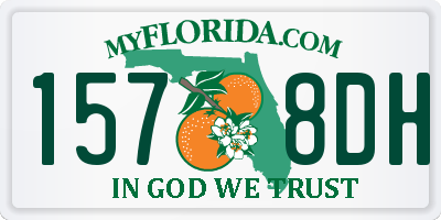 FL license plate 1578DH