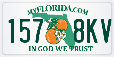 FL license plate 1578KV