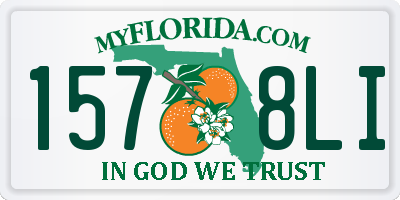 FL license plate 1578LI
