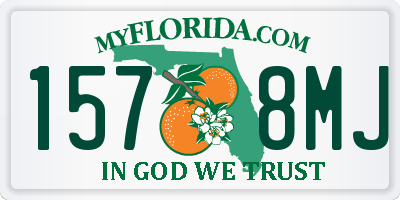 FL license plate 1578MJ