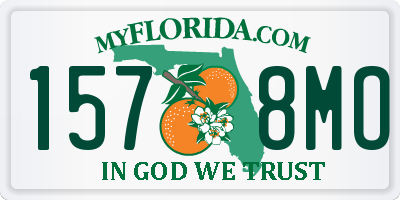 FL license plate 1578MO