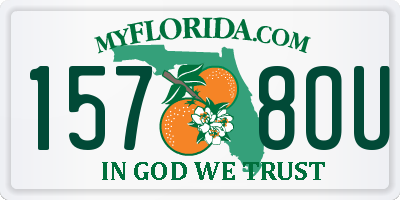 FL license plate 1578OU