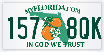 FL license plate 1578QK