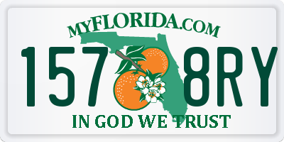 FL license plate 1578RY