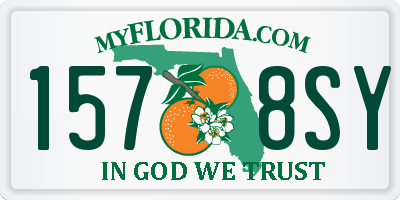 FL license plate 1578SY