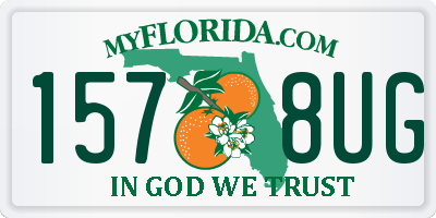 FL license plate 1578UG