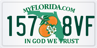 FL license plate 1578VF
