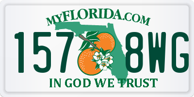 FL license plate 1578WG