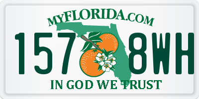 FL license plate 1578WH