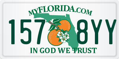 FL license plate 1578YY
