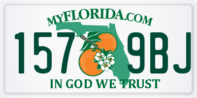 FL license plate 1579BJ