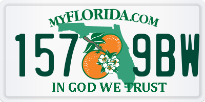 FL license plate 1579BW