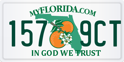 FL license plate 1579CT