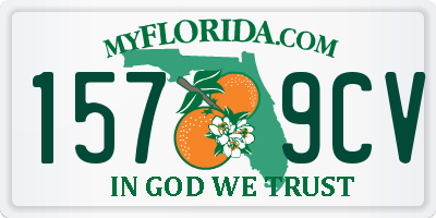 FL license plate 1579CV
