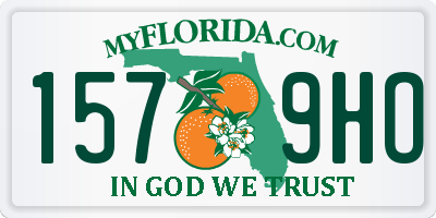 FL license plate 1579HO