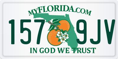 FL license plate 1579JV
