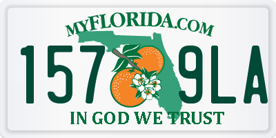 FL license plate 1579LA