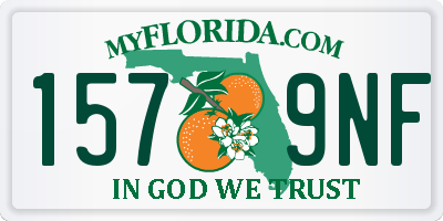 FL license plate 1579NF